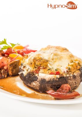 healthy summer dinners Caprese stuffed Portobello Mushrooms